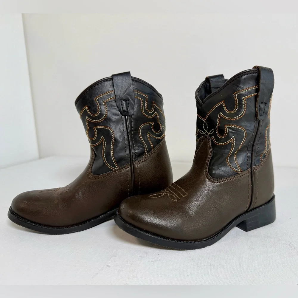 Smoky Mountain Kids' Monterey Western Cowboy Cowgirl Boots Size 8